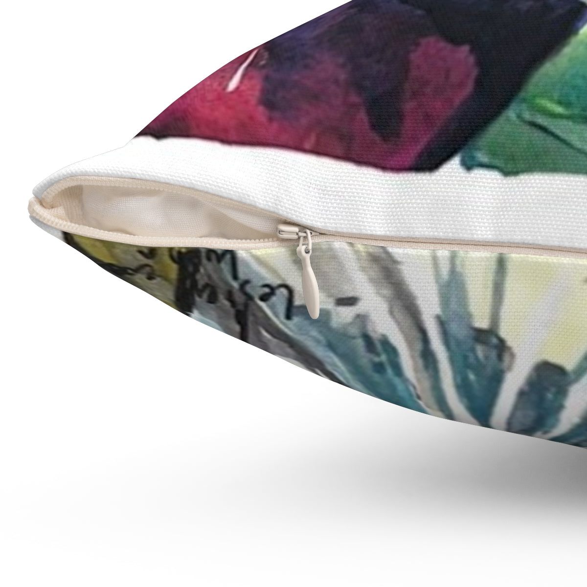 Bananaquit and Cactus Watercolour Bird Print Pillow, Decorative Cushion, \Nature Lover Gift, Home Decor, Throw Pillow, Bird Enthusiast Accessory